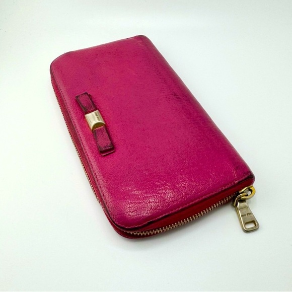MIU MIU Fuchsia Wallet, GUC - Picture 11 of 12